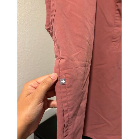 Figs Rafaela Oversized Scrub Top In Desert Rose Size L - Picture 4 of 7